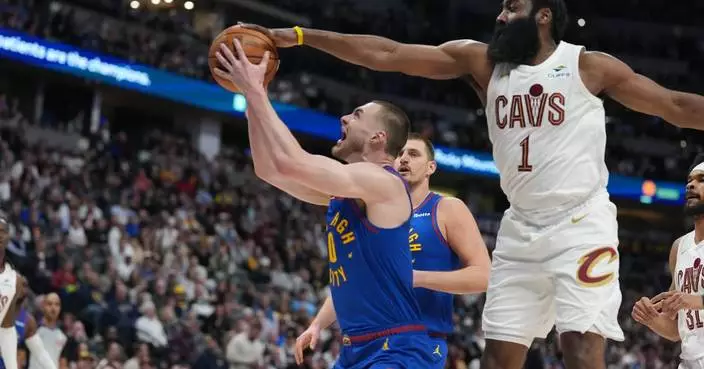 Donovan Mitchell, James Harden rally Cavaliers to 119-117 win over Nuggets
