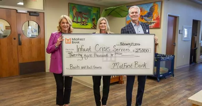 MidFirst Bank Donates $25,000 to Infant Crisis Services for Annual Boots &amp; Ball Gowns Event