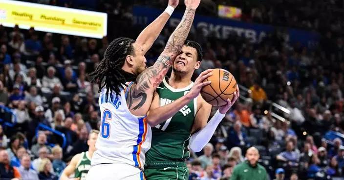 Former Thunder forward Ousmane Dieng powers Bucks past Oklahoma City, 110-93