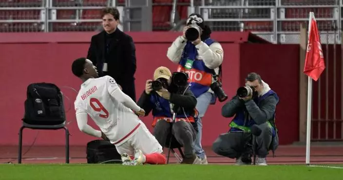 Balogun scores two early goals but Monaco loses 3-2 to PSG in Champions League