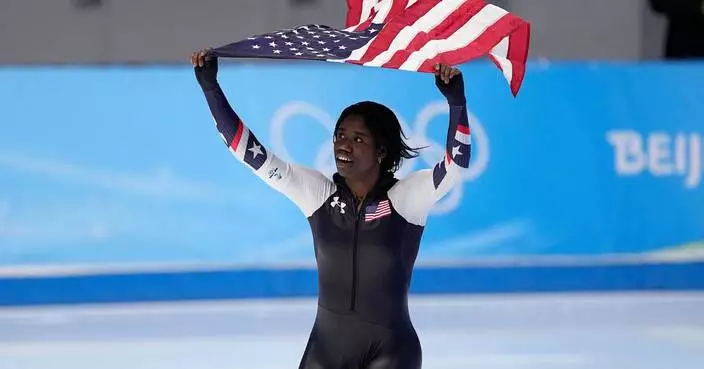 Speedskater Erin Jackson, bobsledder Frank Del Duca picked as US flagbearers for Winter Olympics