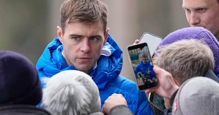 Race day arrives for Ukraine’s Vladyslav Heraskevych, who says he’ll use banned helmet