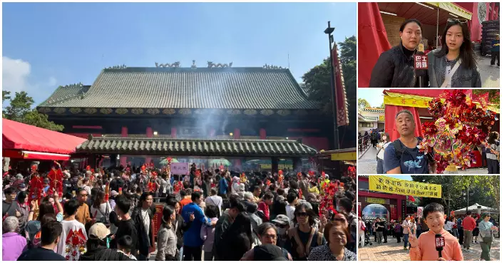 Large Numbers of Residents visited the Che Kung Temple to Pray for Good Fortune and Good Health in the Year of the Horse
