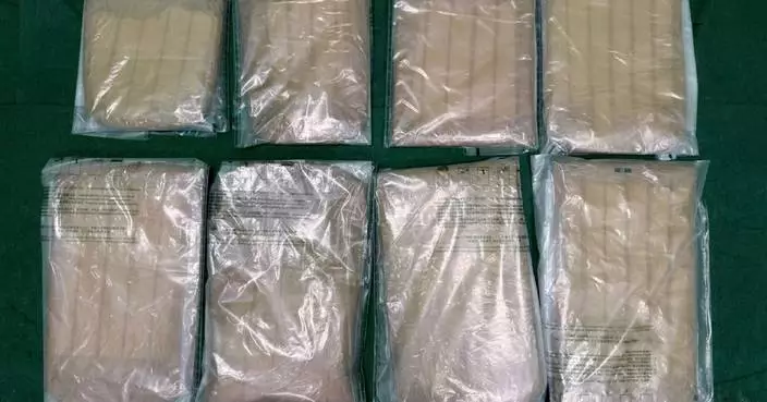 Hong Kong Customs Seizes 8 Kilograms of Methamphetamine from Passenger, Arrests 62-Year-Old Man