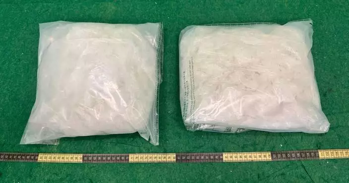 Hong Kong Customs Seizes 4kg of Methamphetamine Worth $2.18 Million at Airport, Arrests Passenger.