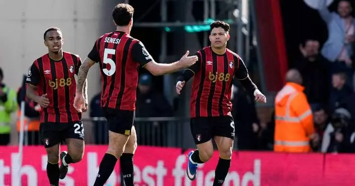 Bournemouth draws 1-1 with Sunderland to stretch unbeaten Premier League run to 8 games