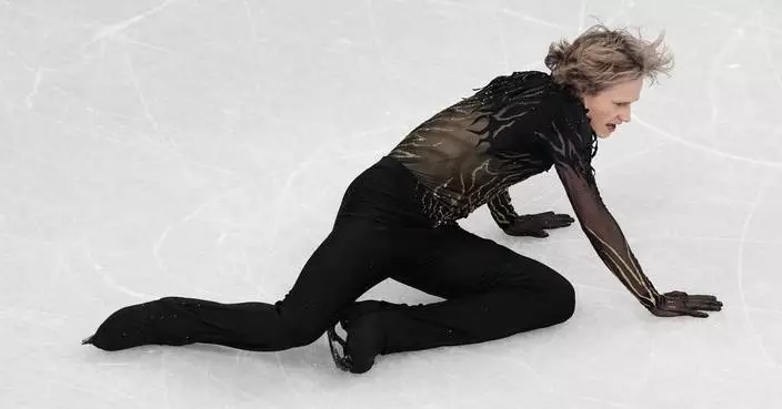 When Olympic dreams hit the ice: Photos of falls, flips and hard landings