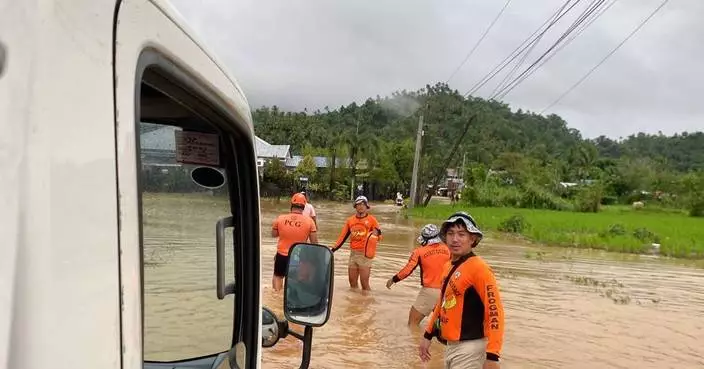 Tropical storm leaves 4 dead, thousands displaced in Philippines after flooding and a landslide