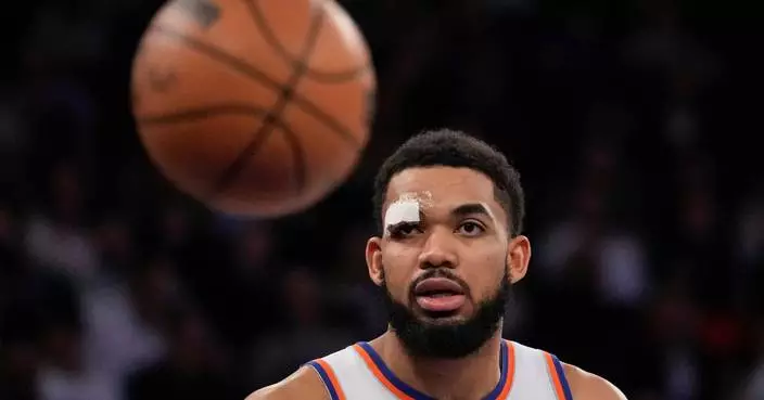 Towns is bloodied and bandaged, Nuggets lose 2 injured starters in Knicks’ double-OT win