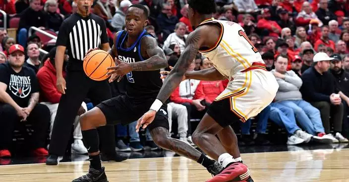 Mikel Brown Jr. scores 20 to help No. 20 Louisville rally past SMU 88-74