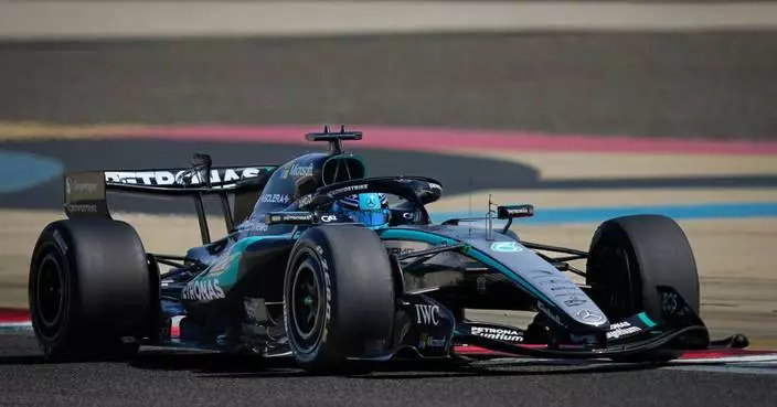 Antonelli leads Russell as Mercedes tops the week’s final day of F1 testing in Bahrain