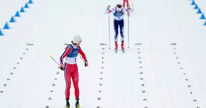 Klaebo closes on Winter Games record gold tally with another win, Sweden sweeps women’s race