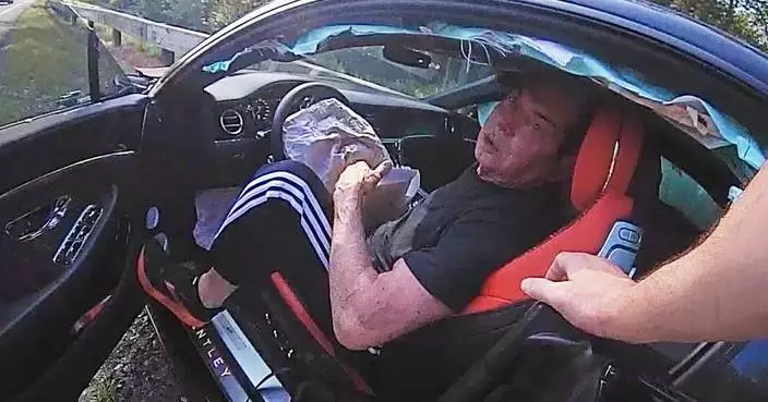 Police video shows Vince McMahon’s 100 mph car crash in Connecticut