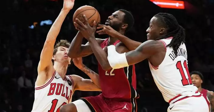 Ayo Dosunmu’s season-high 29 points lead short-handed Bulls past Heat, 125-118
