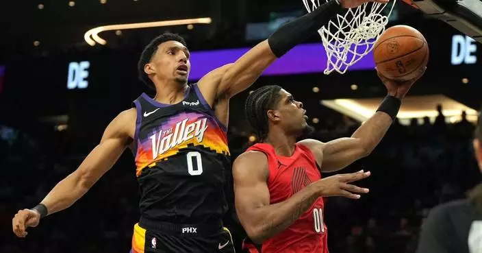 Clingan scores 23 points to lead Trail Blazers past short-handed Suns 92-77