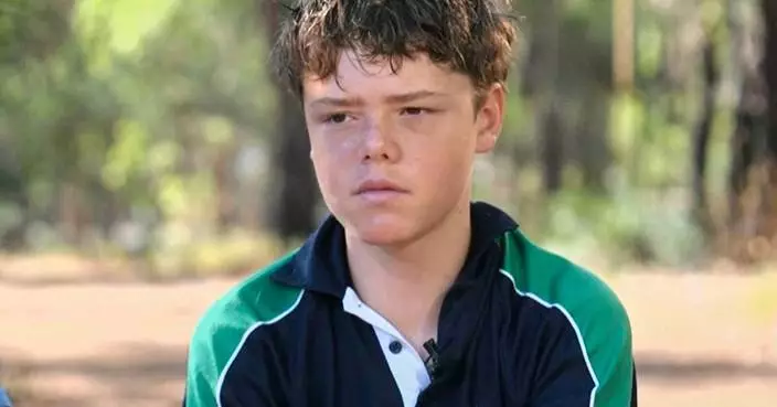 13-year-old swims for hours to save family swept out to sea