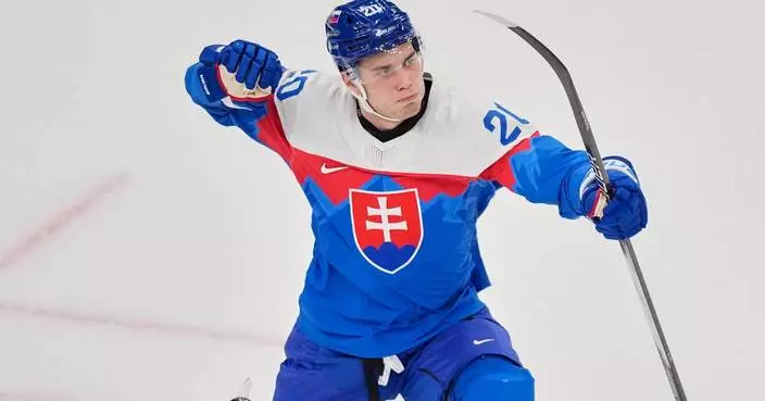 Juraj Slafkovsky scores twice as Slovakia upsets Finland 4-1 to open the Milan Cortina Olympics