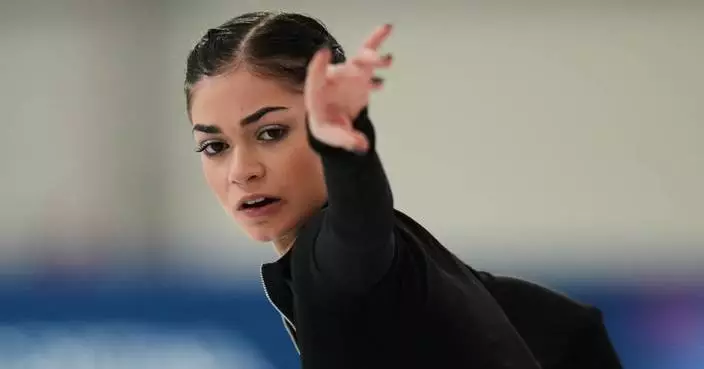 Russian figure skater Adeliia Petrosian says she’s feeling ‘excellent’ at Olympic practice