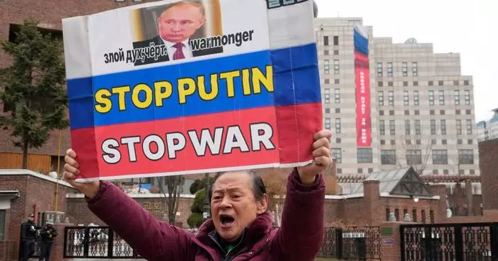 The Latest: Ukraine marks 4 years since Russia’s full-scale invasion