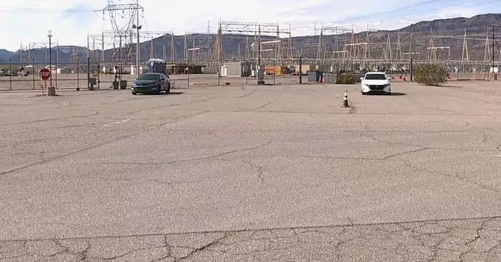 Las Vegas police investigate terrorism event after vehicle rammed into power substation