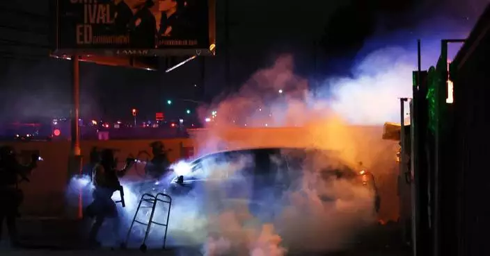 Man sentenced to 4 years in prison for throwing Molotov cocktail during LA immigration protest