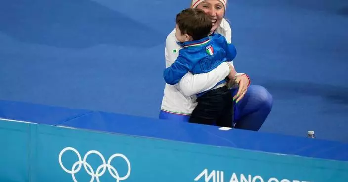 Olympic moms, dads and their kids take center stage at the Milan Cortina Games