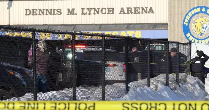 Police video shows chaotic aftermath of Rhode Island ice rink shooting