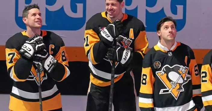 A nod to the past brought Sidney Crosby to tears. The Penguins captain is smiling about the present