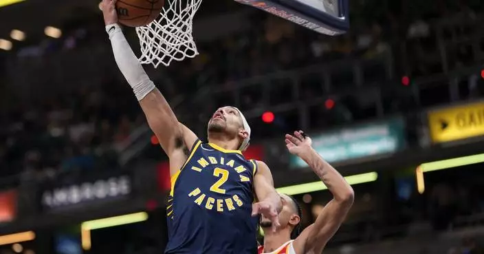 Pacers beat Hawks 129-124, overcoming Jalen Johnson's triple-double