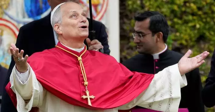 Pope gets invitation to visit Peru during a Vatican garden party, then stays for lunch