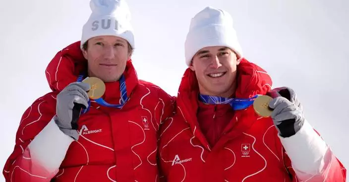 2 golds in 3 days for Swiss skier Franjo von Allmen at Olympics, Eileen Gu wins silver