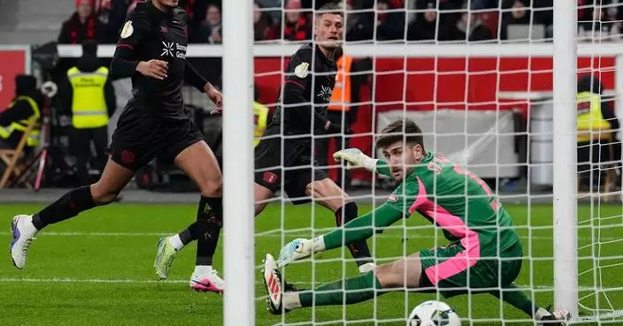 Bayer Leverkusen beats St. Pauli to reach German Cup semifinals