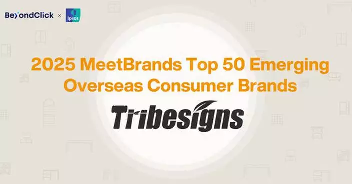 Tribesigns Awarded as MeetBrands’ Top 50 Emerging Overseas Consumer Brands by BeyondClick and Ipsos