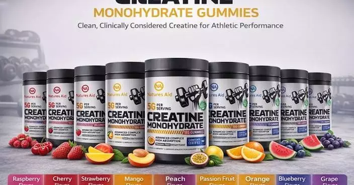 Taste Meets Science: Natures Aid Launches NSF-Certified Creatine Gummy