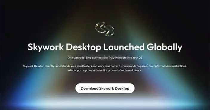 Skywork has launched "Skywork Desktop" globally, enabling Windows PCs to hire an AI employee