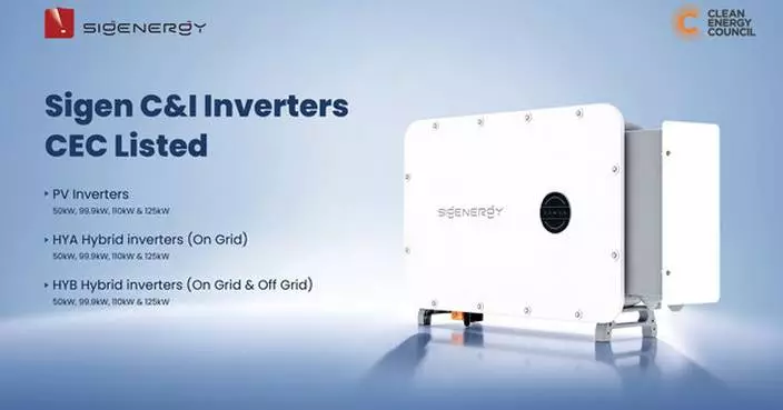 Sigenergy C&amp;I Inverters Gain CEC Listing in Australia