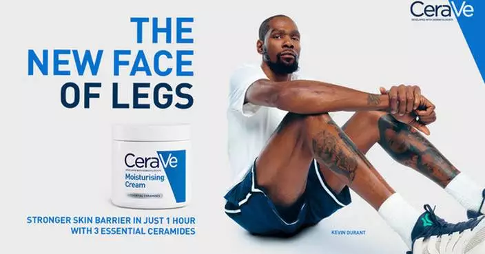 Basketball Superstar Kevin Durant Becomes the "New Face of Legs" in CeraVe's Latest "Moisturise Like a Derm" Campaign