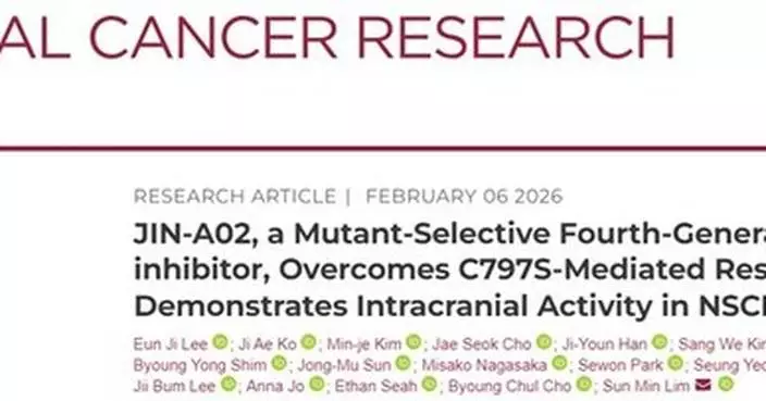 J INTS BIO Reports Fourth-Generation EGFR Inhibitor JIN-A02 in Clinical Cancer Research