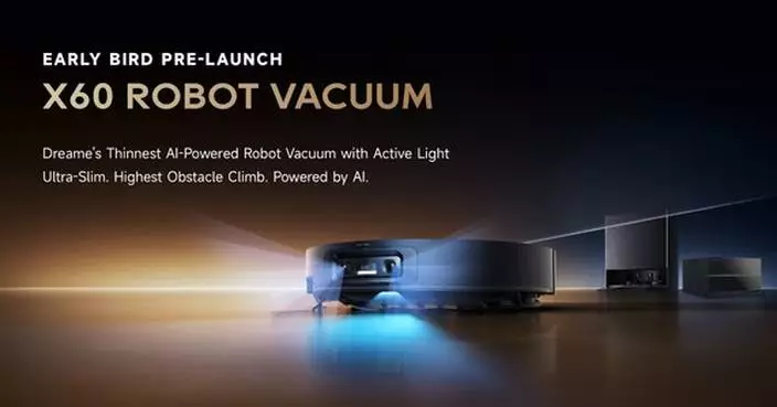 Dreame Singapore Debuts X60 Ultra: The Ultra-Slim AI-Powered Robot Vacuum With Blue Active Light
