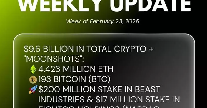 Bitmine Immersion Technologies (BMNR) Announces ETH Holdings Reach 4.423 Million Tokens, and Total Crypto and Total Cash Holdings of $9.6 Billion