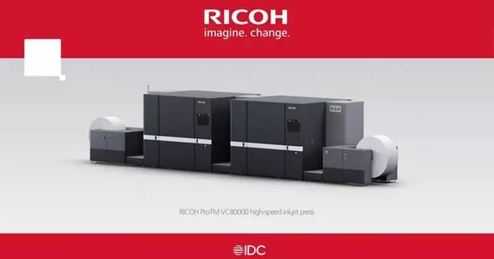 Ricoh named a Leader for the third time in Worldwide High-Speed Inkjet by IDC MarketScape