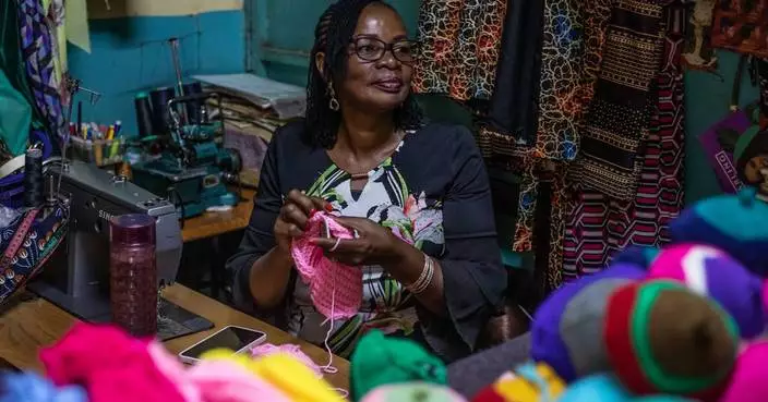 A breast cancer survivor knits prostheses in Kenya as silicone ones are costly