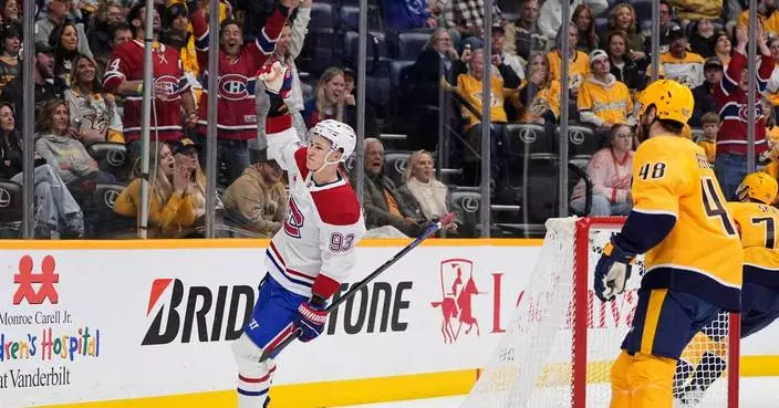 Montreal Canadiens win their 4th straight beating the Predators 4-1
