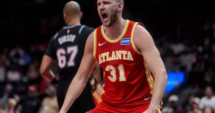 Hawks get double-digit scoring from 8 players and beat Grizzlies 146-107