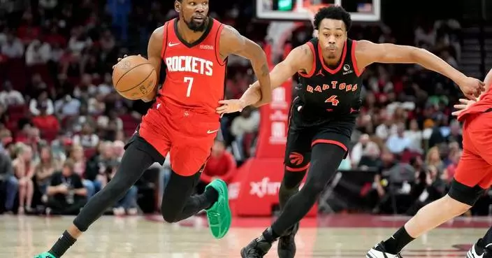 Durant, Thompson lead Rockets to 113-99 win over Raptors