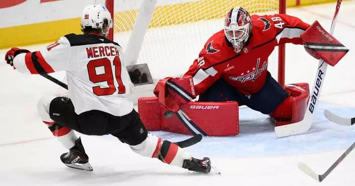 Logan Thompson backstops Capitals to 2-1 win over the Devils
