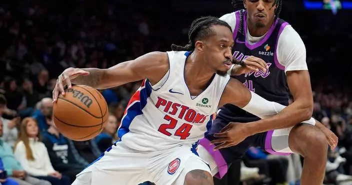 Pistons beat the Timberwolves 109-87 to strengthen hold on East’s top seed