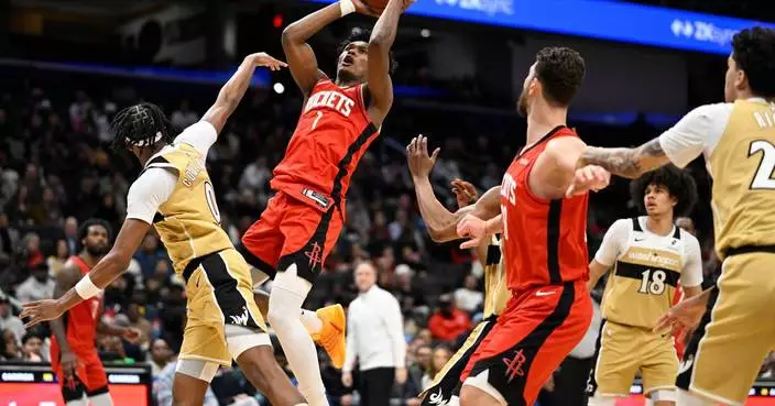 Rockets beat the Wizards 123-118 after Trae Young gets ejected for leaving the bench