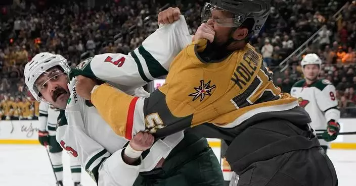 Wild back Gustavsson with a 2nd-period burst in a 4-2 victory over the Golden Knights