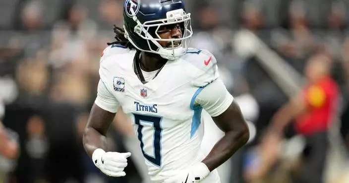 Calvin Ridley and Titans rework his deal after injury-shortened season, AP source says